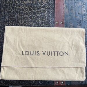 Louis Vuitton Beige Storage Pouch